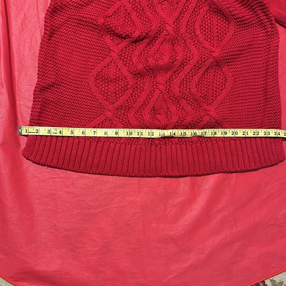 NWT Land’s End Women’s Red Pullover Sweater Size 1X - Picture 13 of 13